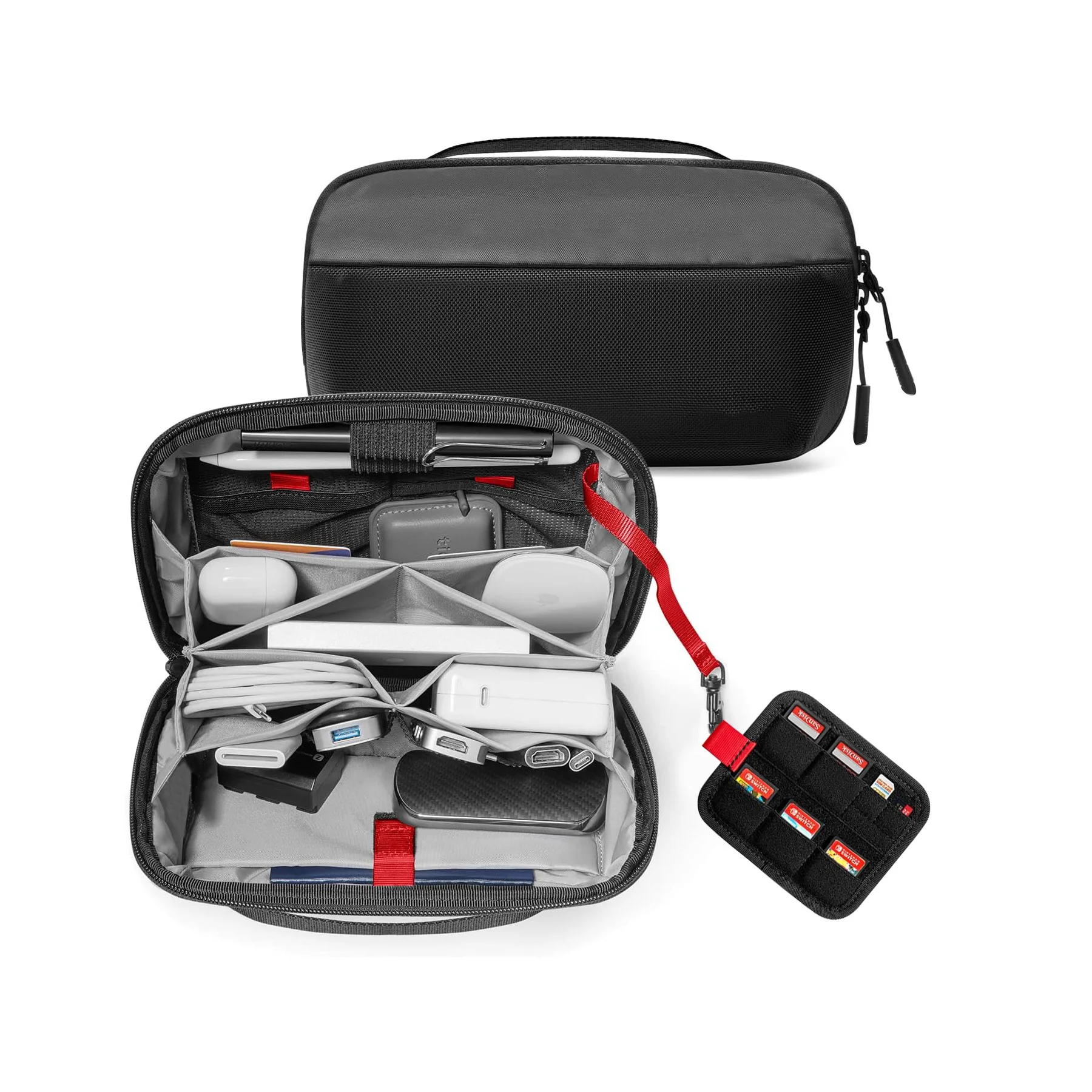Tech Accessories Travel Organizer Pouch - Pochette de rangement pour accessoires de
