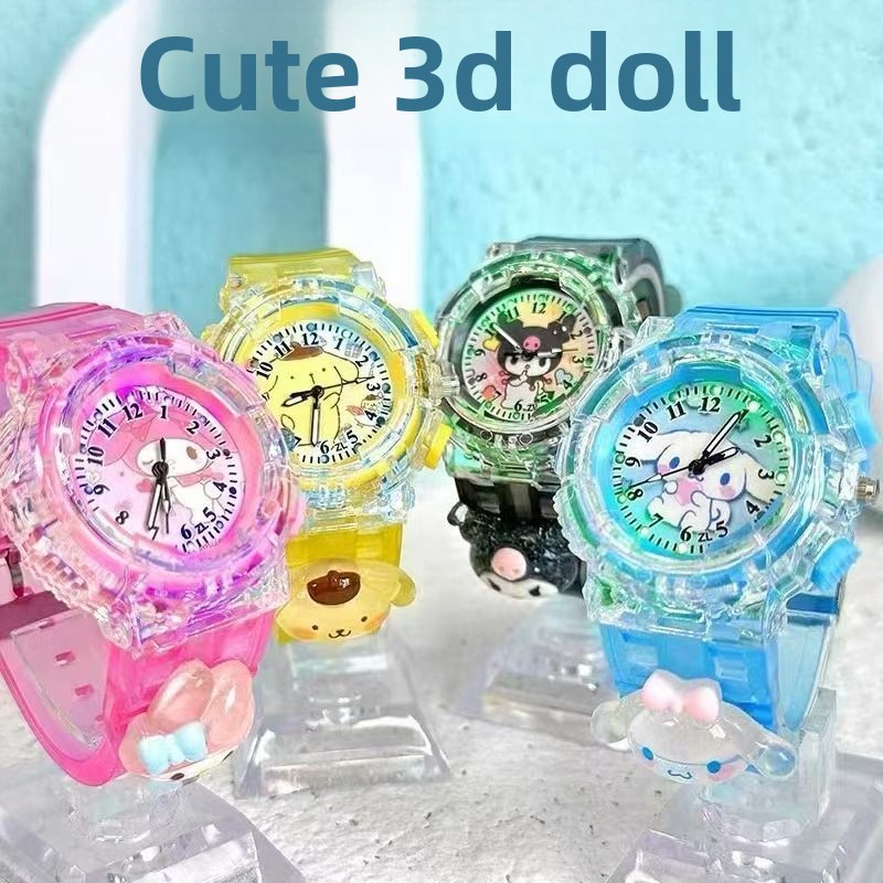 Kawaii Tech Accessories - Montre légère et étanche à motif