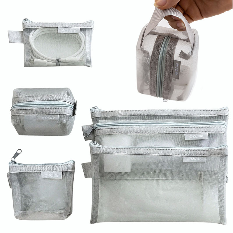 Tech Accessories Case - Sacs de rangement en maille grise