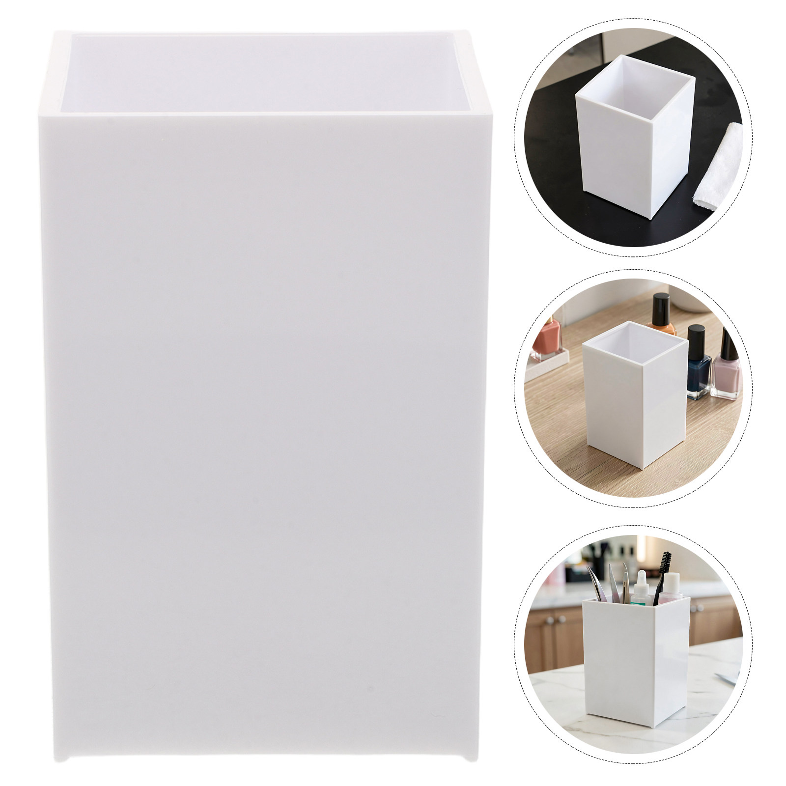 Tech Accessories Storage - Panier de rangement blanc pour organisateur