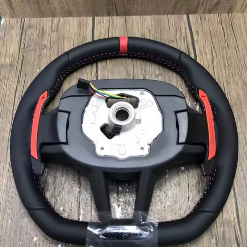 Volant de voiture en cuir et f - Tech Car Accessories avis et prix